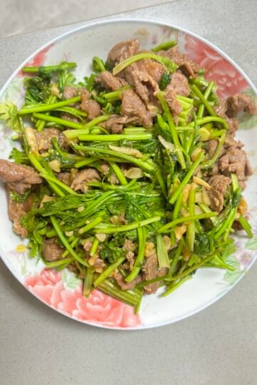 Beef with Cilantro